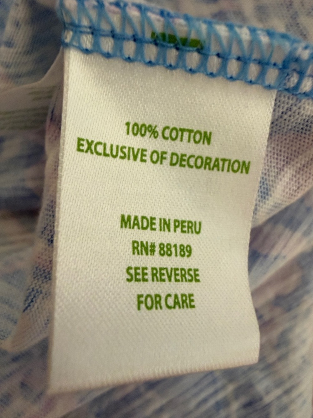 EUC Lilly Pulitzer Kaia Blue, Pink & Cream Signature Logo Knit Tunic - Picture 4 of 8